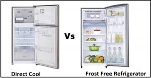 direct cool vs Frost Free Refrigerator