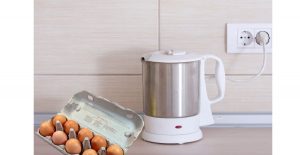 boil eggs in kettle