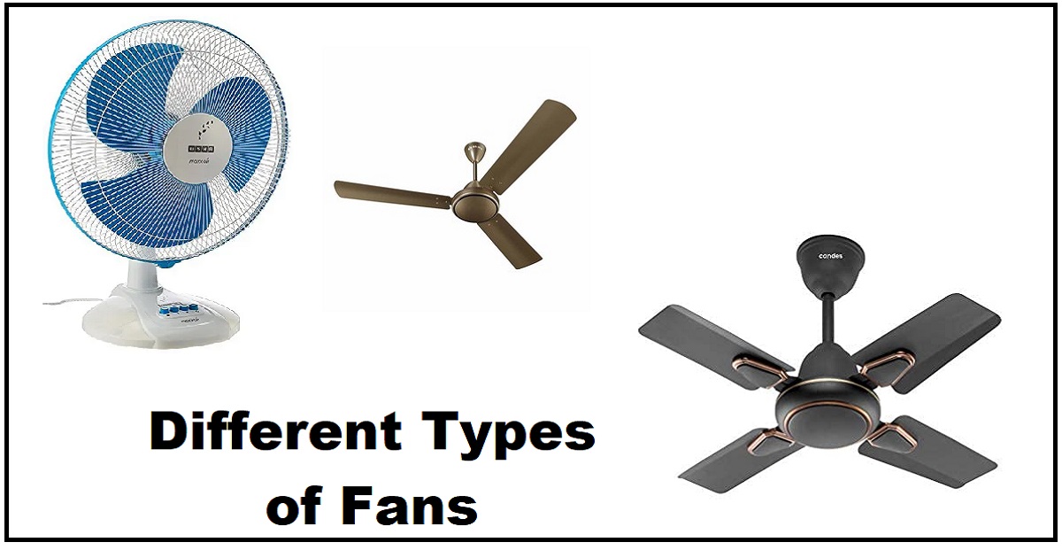 Modernisere grænseflade skøn Different Types of Fans - Choosing the Right One